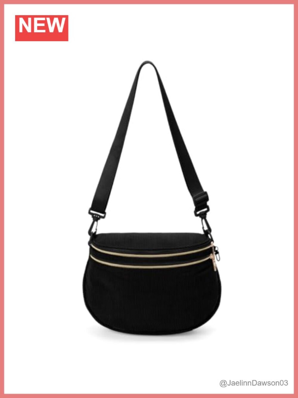 Corduroy Bum Bag Crossbody Fanny Pack Spacious Waist Bag Travel